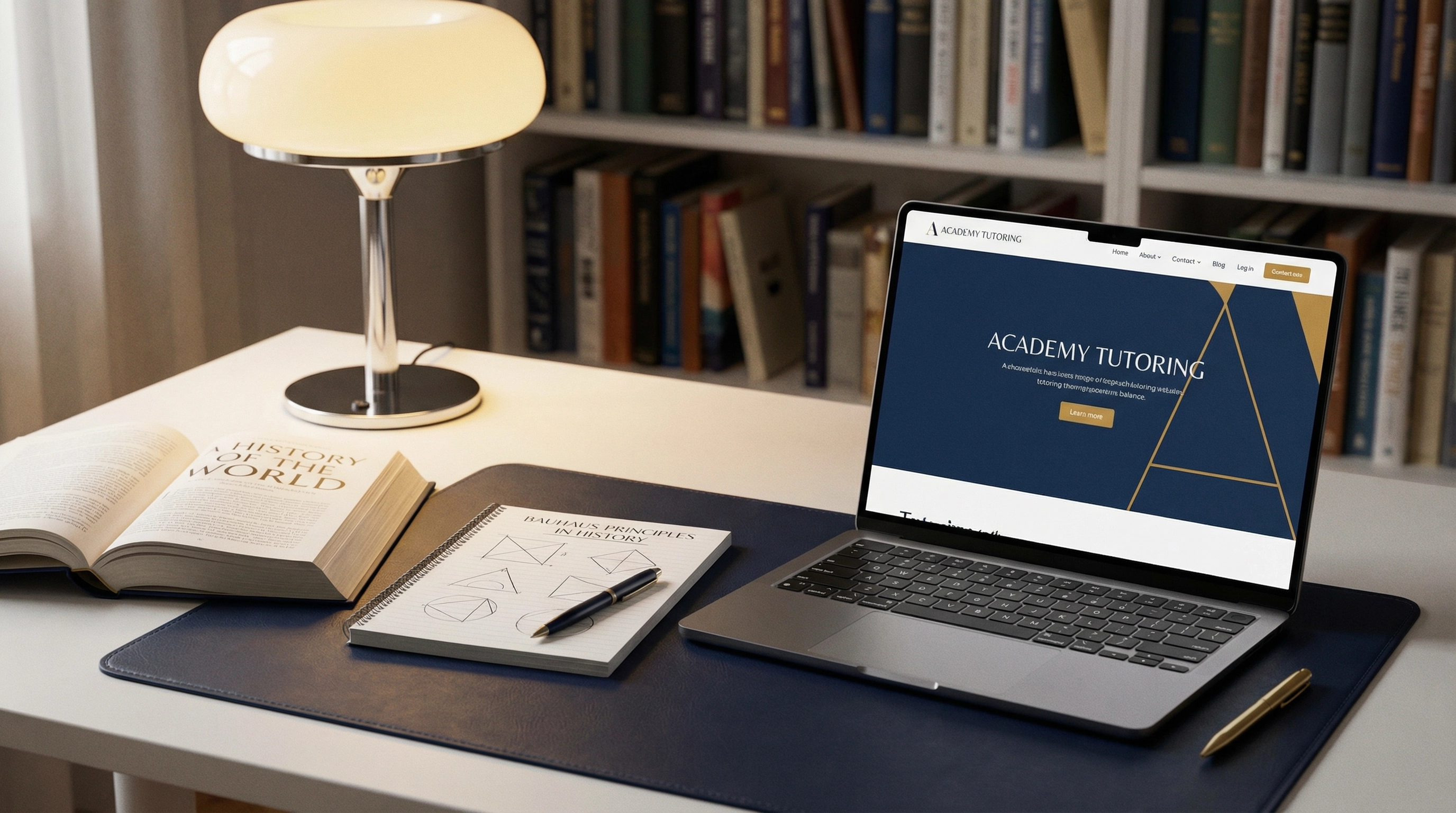 Study desk background